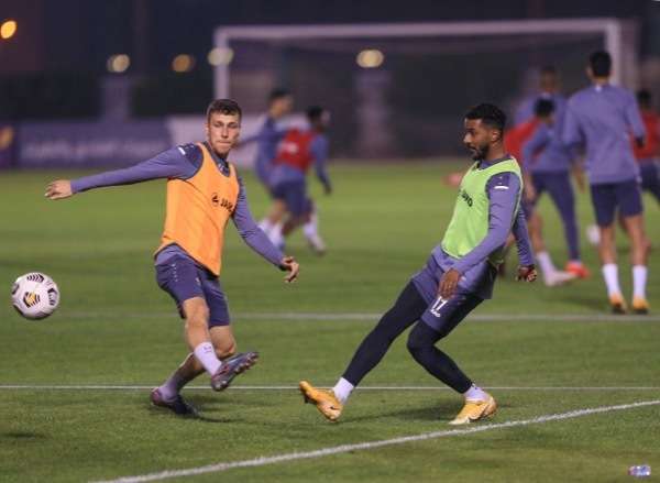 جانب من تدريبات الاتفاق