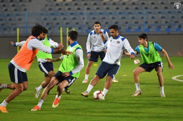 من تدريبات منتخب الكويت