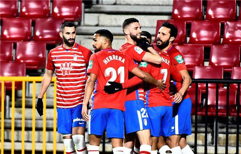 فرحة لاعبي غرناطة