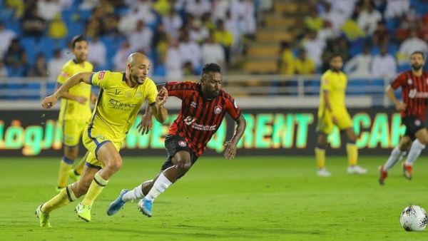 من لقاء سابق بين النصر واالرائد
