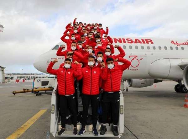 من وصول منتخب تونس  