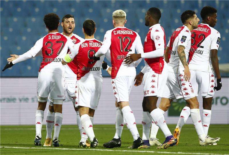 فرحة لاعبي موناكو