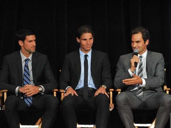 نادال وفيدرر وديوكوفيتش 