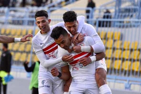 فرحة لاعبي الزمالك