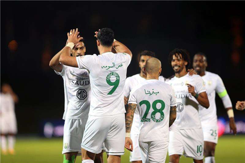 فرحة لاعبي الأهلي