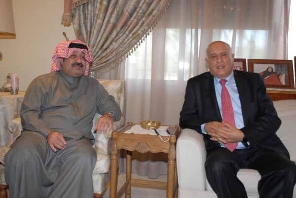 اللواء الرجوب والشيخ أحمد يوسف الصباح