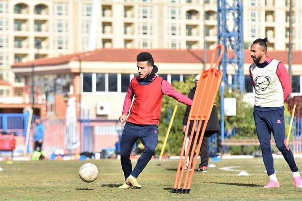 مصطفى فتحي في مران سموحة