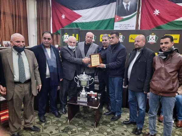 من زيارة سحاب لنادي الوحدات