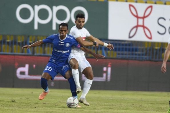من مباراة الزمالك وأسوان