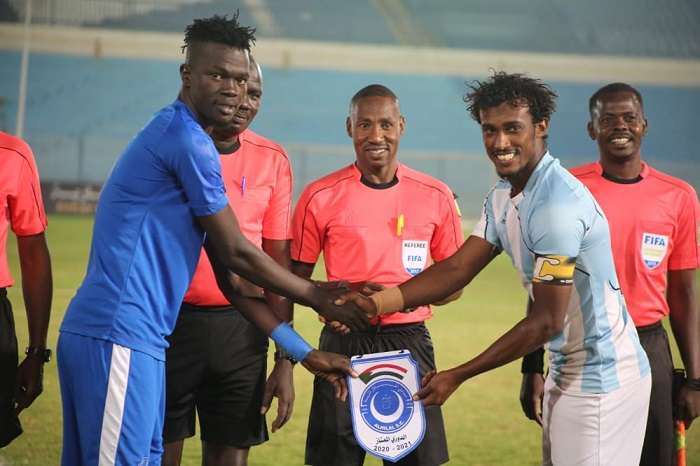 من مباراة الهلال وأهلي شندي
