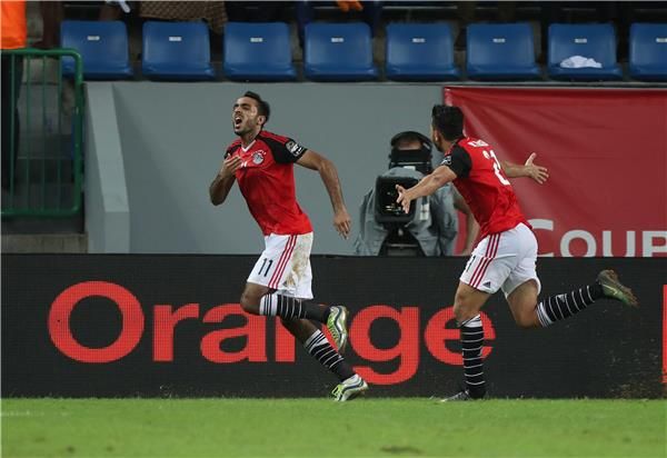 فرحة كهربا بهدفه في المغرب