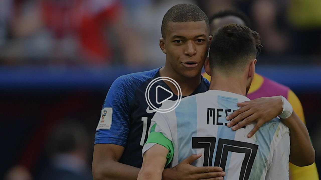 ميسي ومبابي