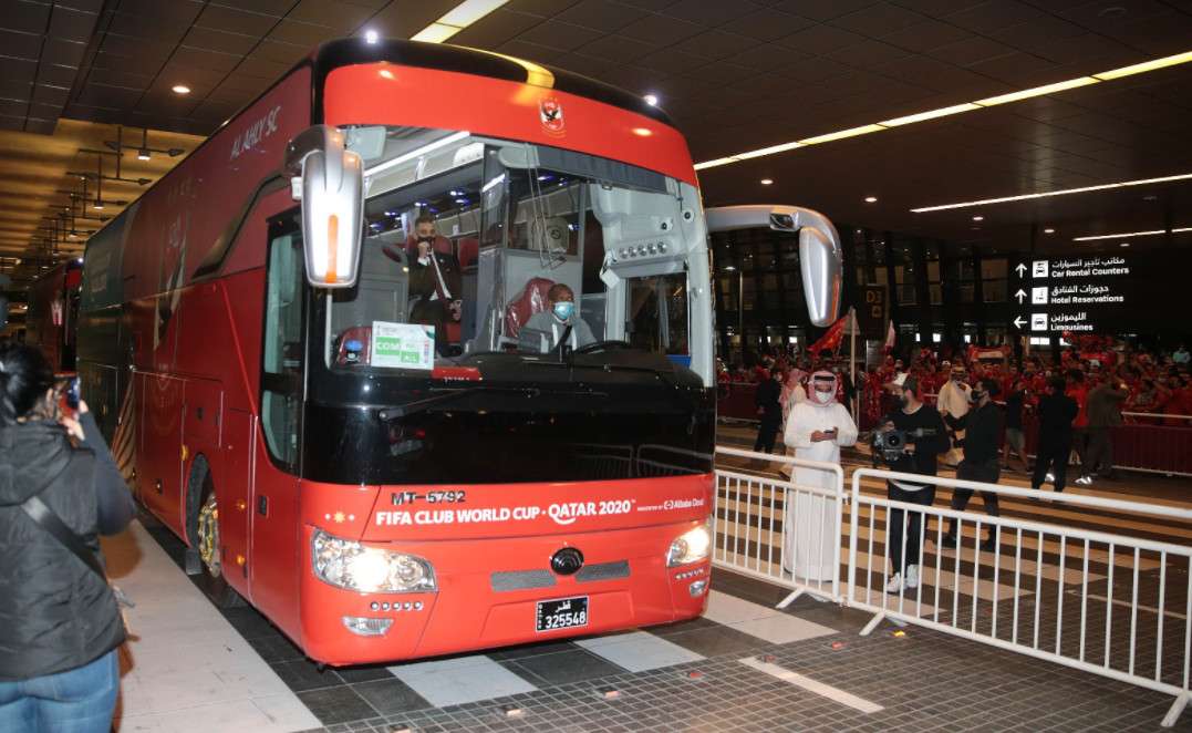 وصول بعثة الأهلي