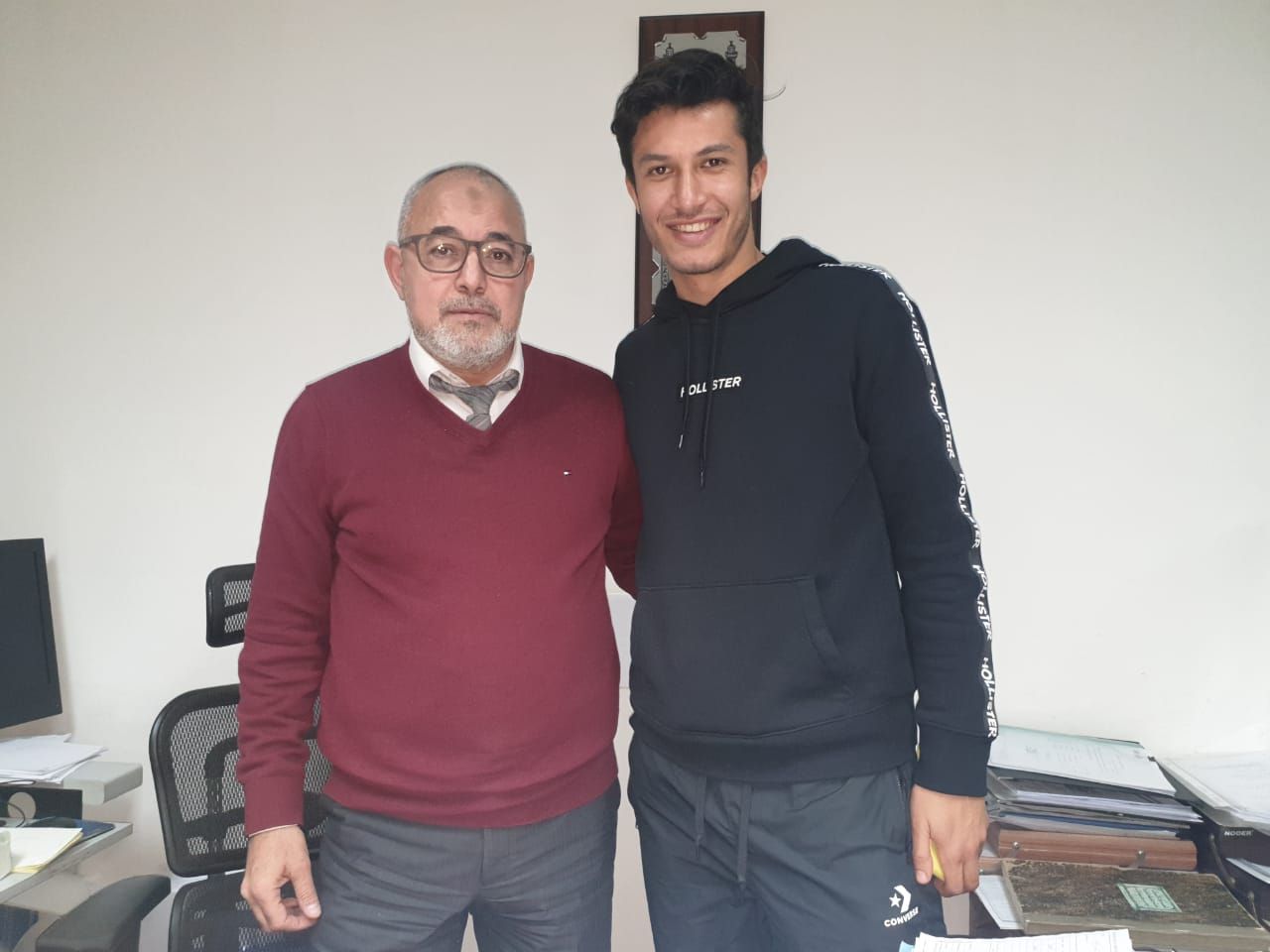 أسامة جلال مع رئيس إنبي