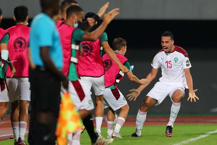 فرحة لاعبي المغرب