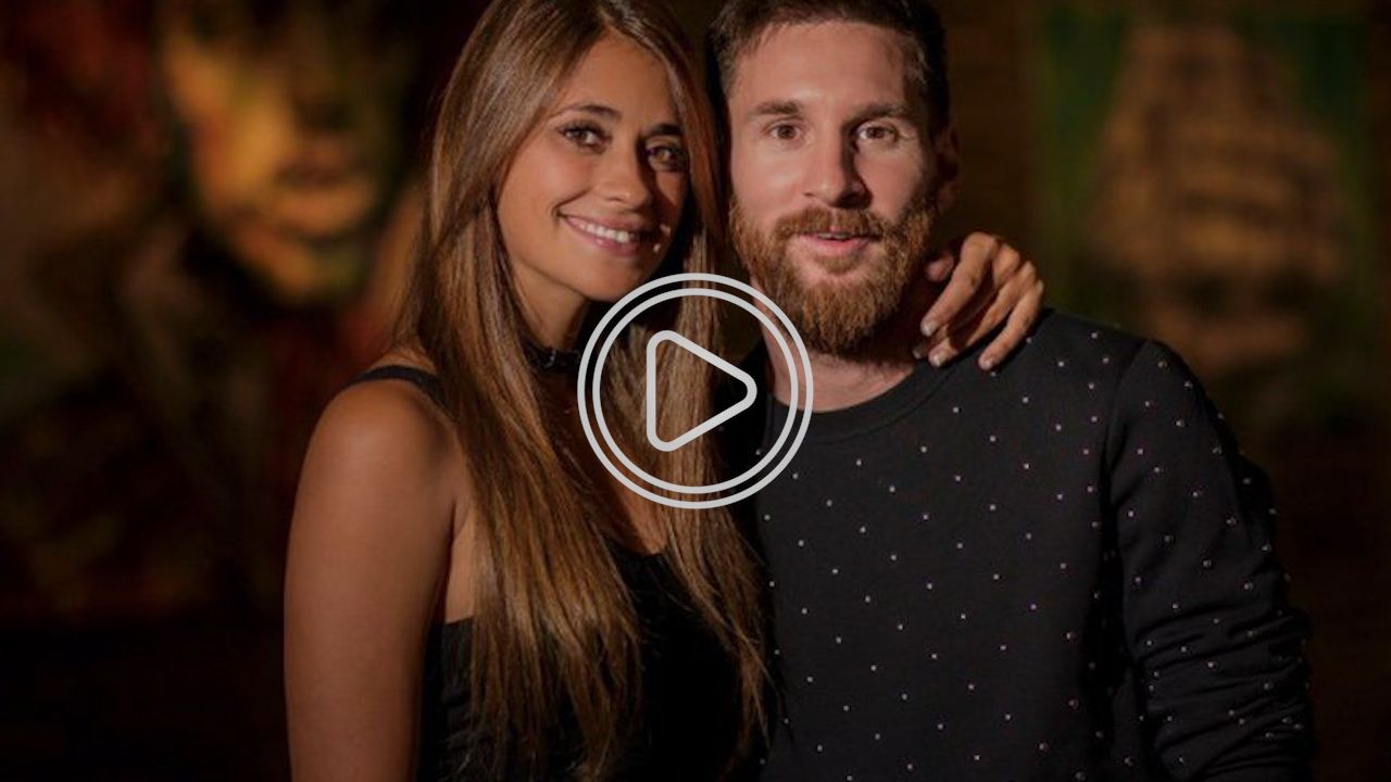 ميسي وزوجته