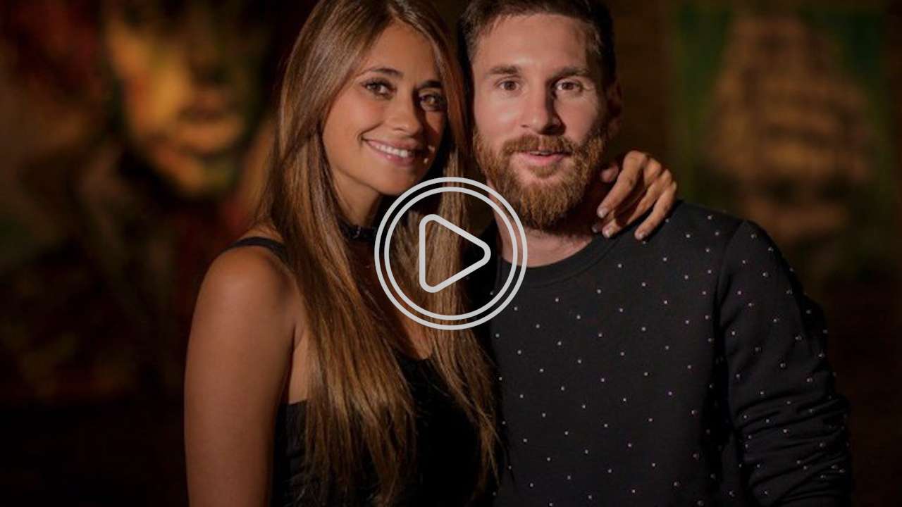 ميسي وزوجته